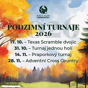Podzimní turnaje 2026